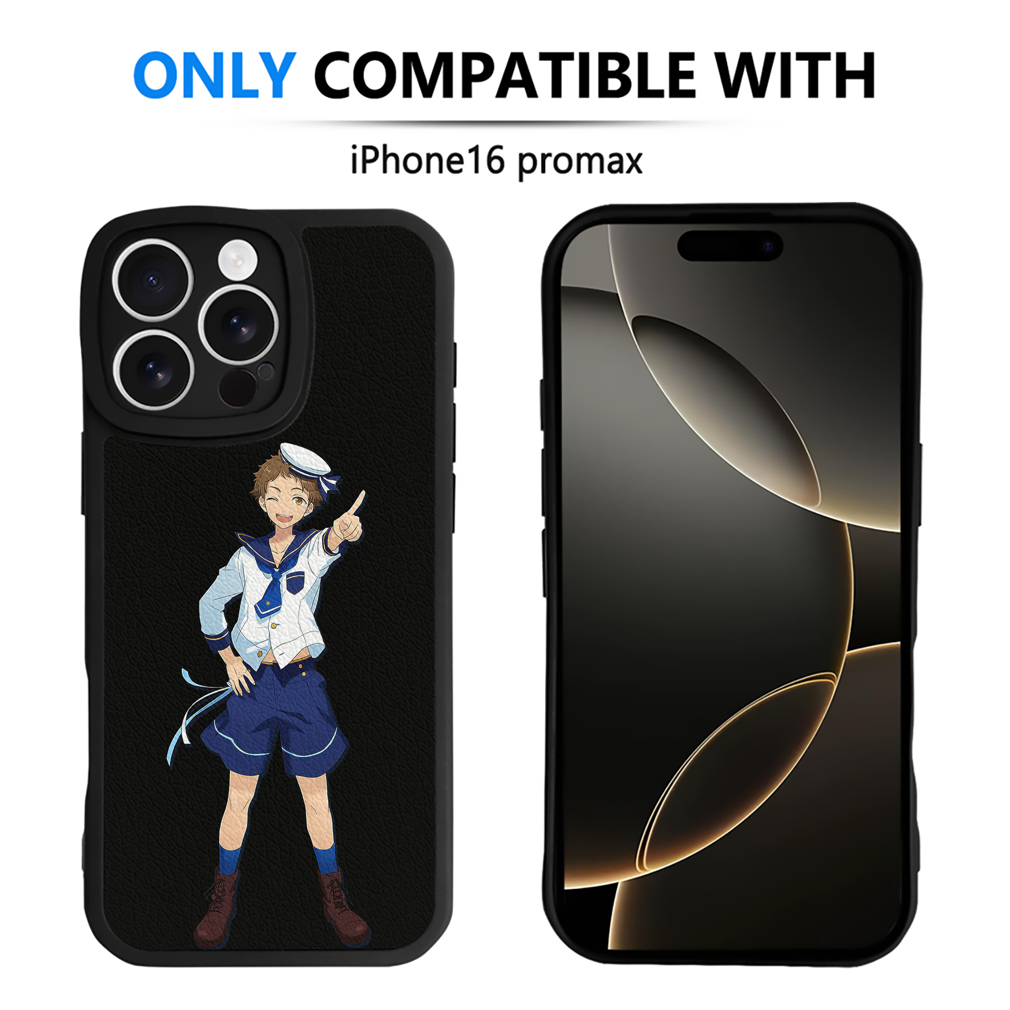 （画像用） あんさんぶるスターズ! Ensemble Stars 【iPhone 16シリーズ対応】シリコンスマホケース（レザー調） 材質：シリコン